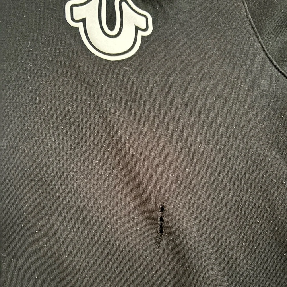 Black True Religion Zip Up Hoodie - Picture 4 of 4